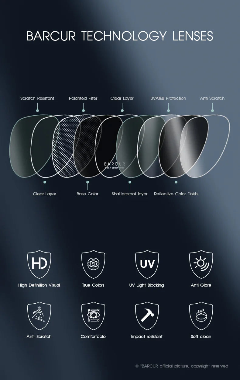 Men's Polarized Sports Sunglasses